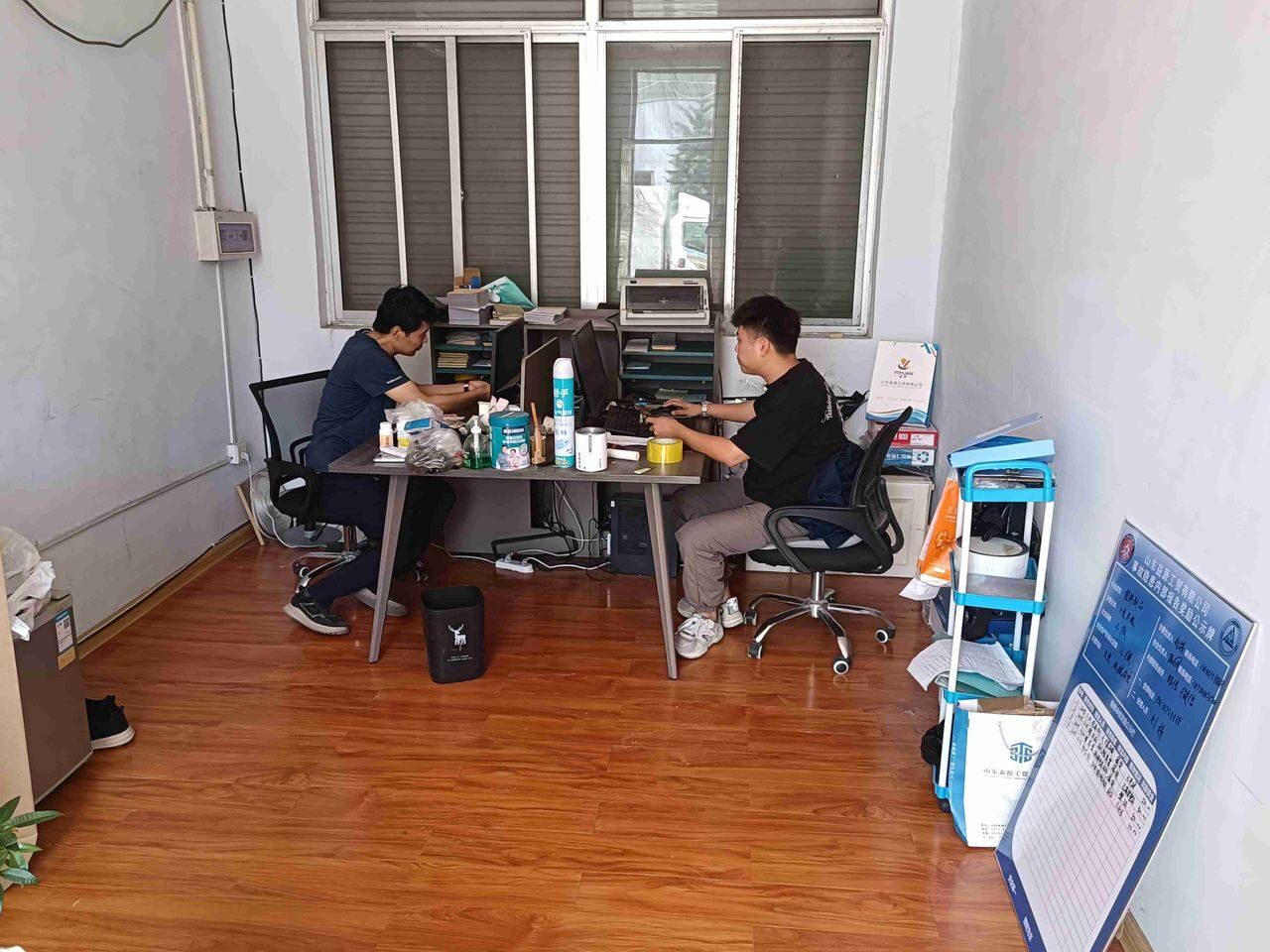 An office used for supplier coordination.