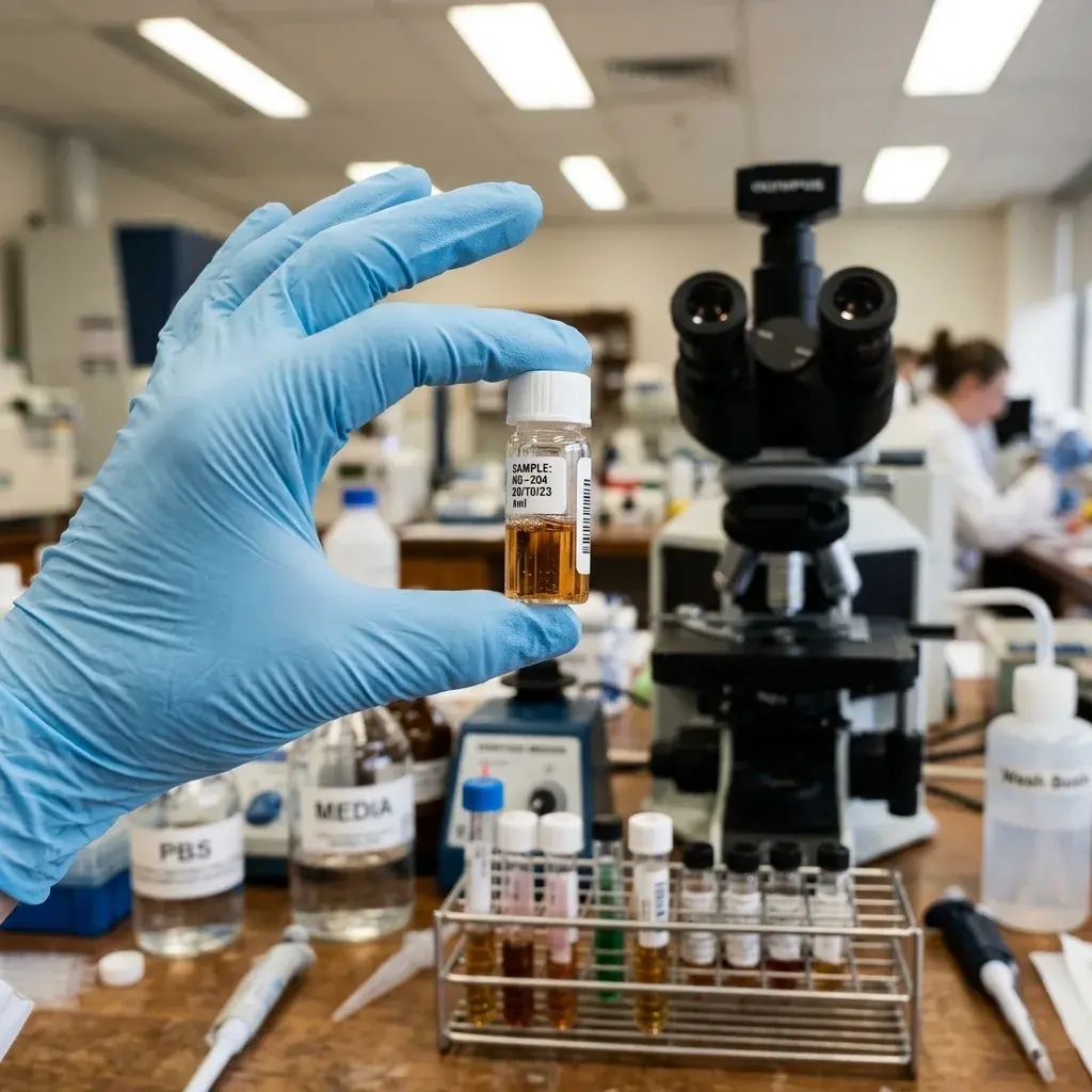 Laboratory testing setup used for product compliance checks